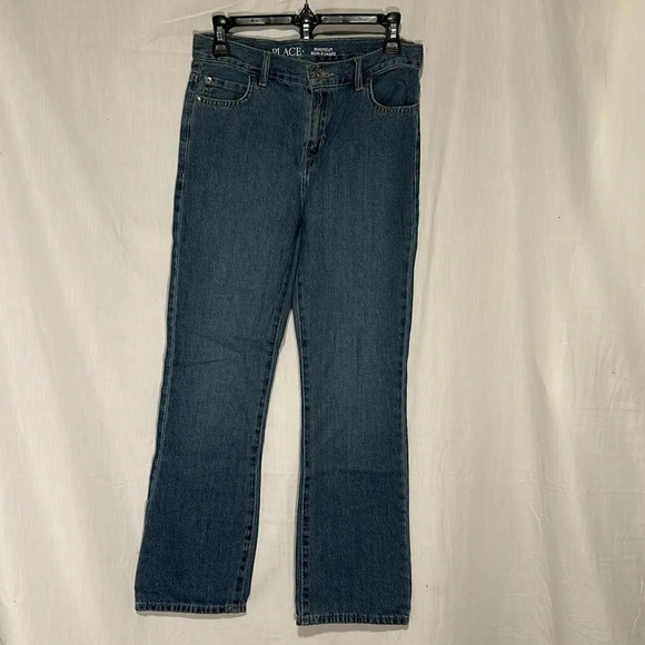 NWOT boys Children's Place bootcut jeans size 14 - adjustable waist! - Picture 1 of 2